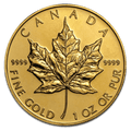 1oz Canadian Maple Leaf Gold Coin (Best Value) — obverse