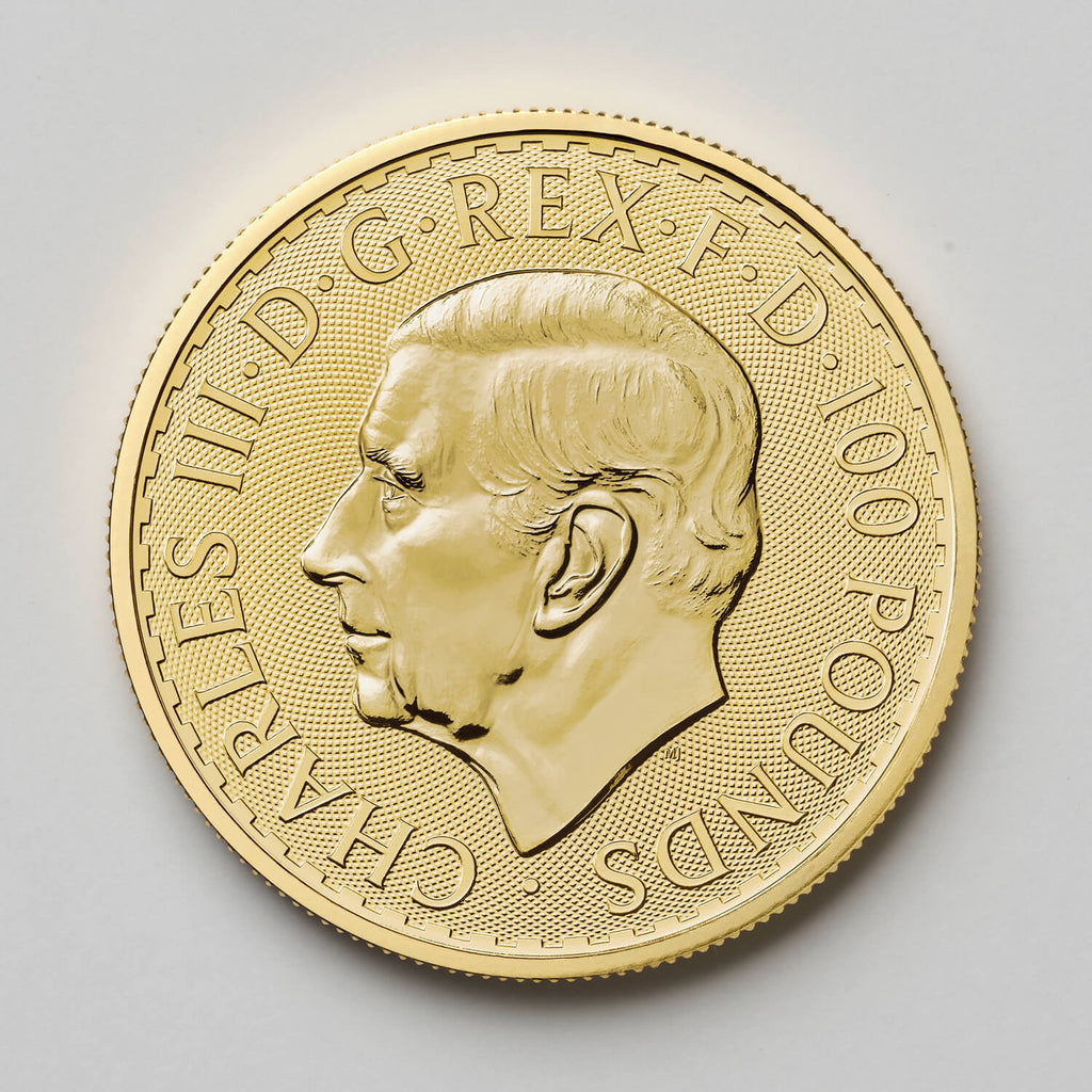 2026 Gold Britannia Coin 1oz — obverse, flat view