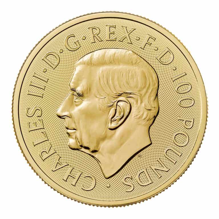 2025 St George & the Dragon 1oz Gold Coin — obverse