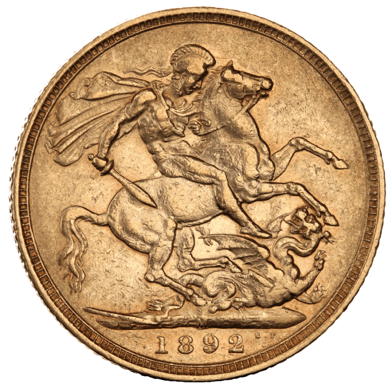 Gold Sovereign Victoria – Jubilee Head — obverse