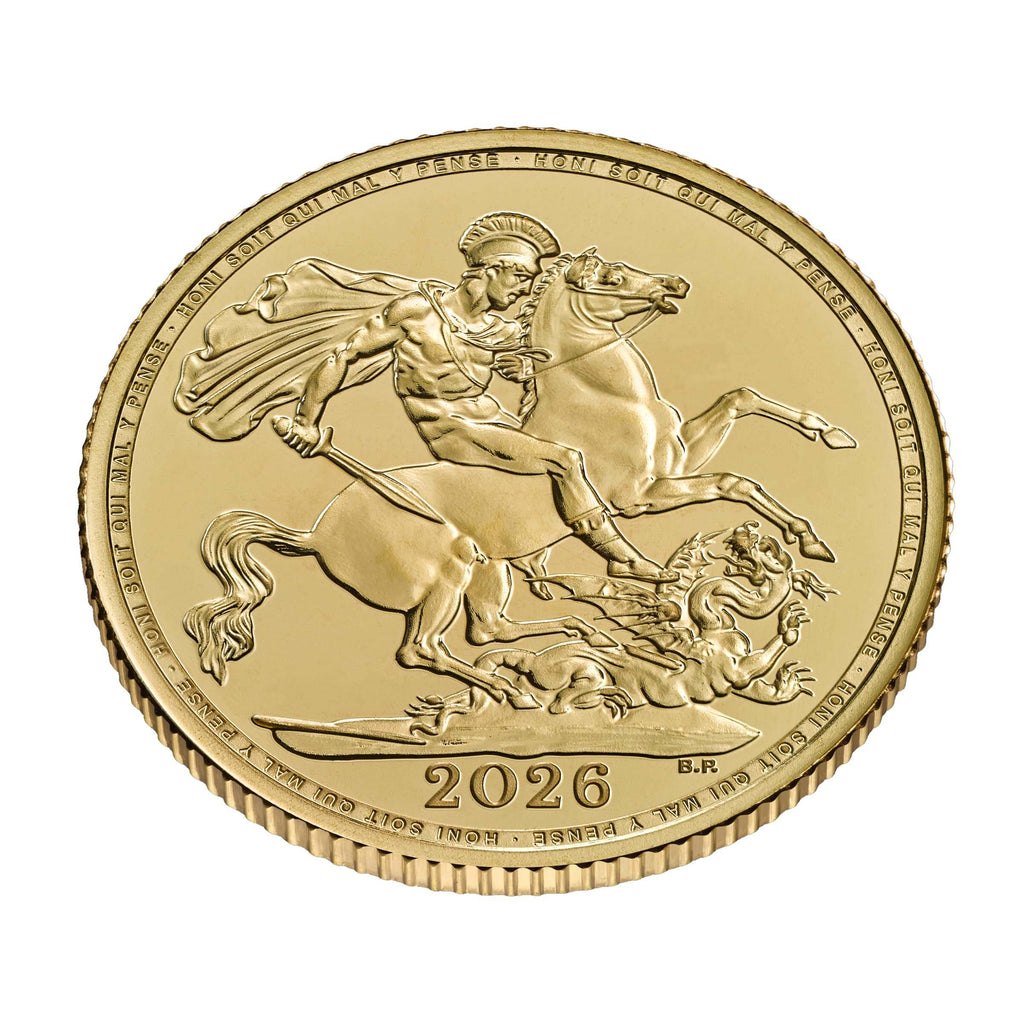 2026 Gold Sovereign — reverse and edge